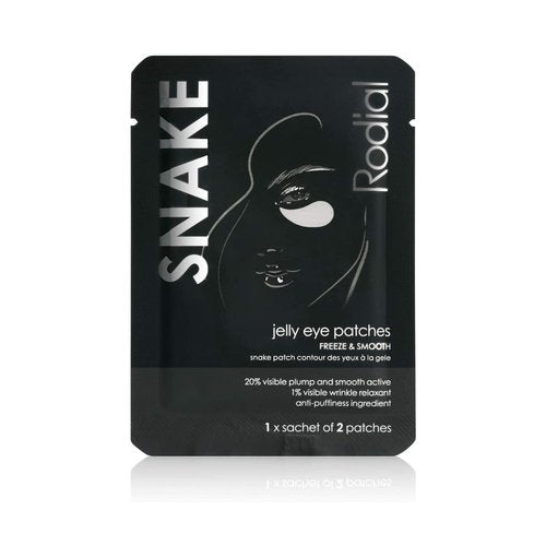 Rodial Snake Jelly Eye Patches (Box of 4 Sachets), Rejuvenate and Firm, Anti-Puffiness Formula for Under Eyes, Syn-ake Tripeptide for Firming and Smoothing Effect, Improving Skin Elasticity