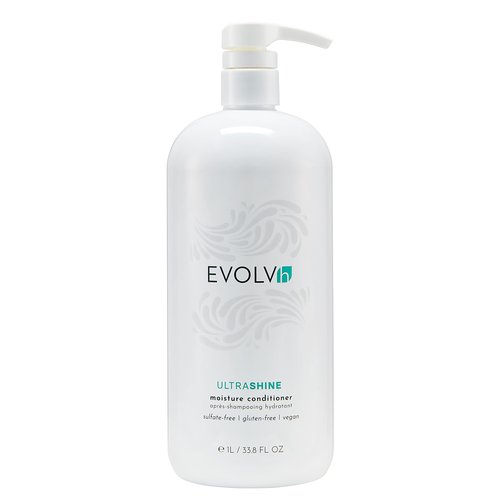 EVOLVh - Natural UltraShine Moisture Conditioner | Vegan, Non-Toxic, Clean Hair Care (33.8 fl oz | 1 L)