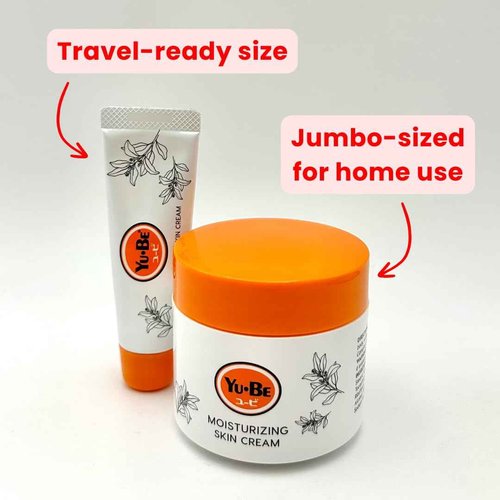 Yu-Be Ultra Hydration Duo (Jar & Tube) – Deeply Moisturizing Cream for Day & Night | Non-Greasy Formula with Camphor & Vitamins | Softens and Nourishes Dry Skin