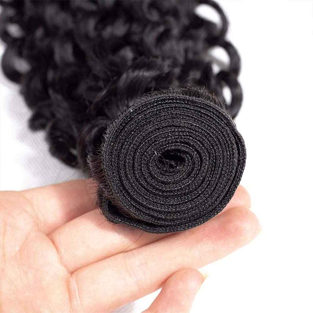 30 32 34 inch Kinky Curly Bundles Wet and Wavy Bundles Curly Human Hair Bundle Natural Black Color 300g