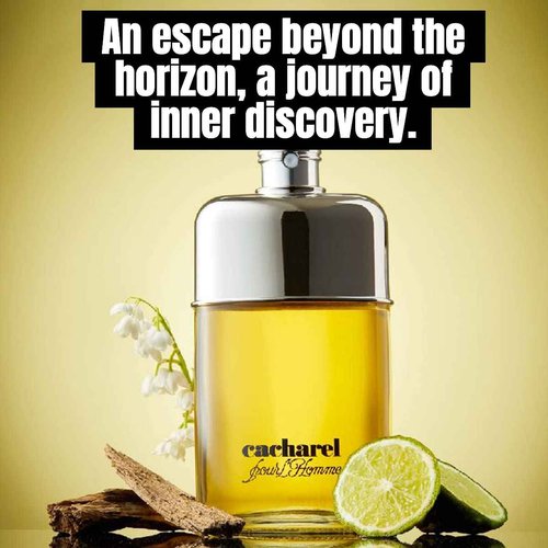 Cacharel Pour L'Homme Eau de Toilette Cologne for Men, Woody, Spicy and Floral Fragrance, Notes of Bergamot, Lily of the Valley Accord and Cedar Wood, Fresh Long Lasting Scent, 3.4 Fl Oz