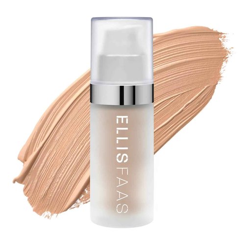 Ellis Faas Skin Veil Foundation Moisturizing Creamy Texture, Blurs Fine Lines & Wrinkles with Squalane & Hyaluronic Acid | Natural Finish Medium to Full Buildable Coverage (S102L Light Neutral Pink)
