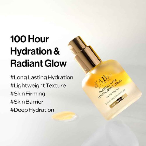 d'alba Piedmont Best Seller Trio: White Truffle First Spray Serum, Double Serum & Cream, and Double Layer Revitalizing Serum for daily routine, long lasting hydration skin care