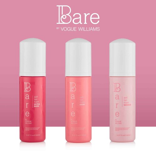 Bare by Vogue - Ultra Dark Tan Self-Tanning Foam - Suitable for All Skin Types - Self Tanner for Face & Body - Long-Lasting Fake Tan - 150ML