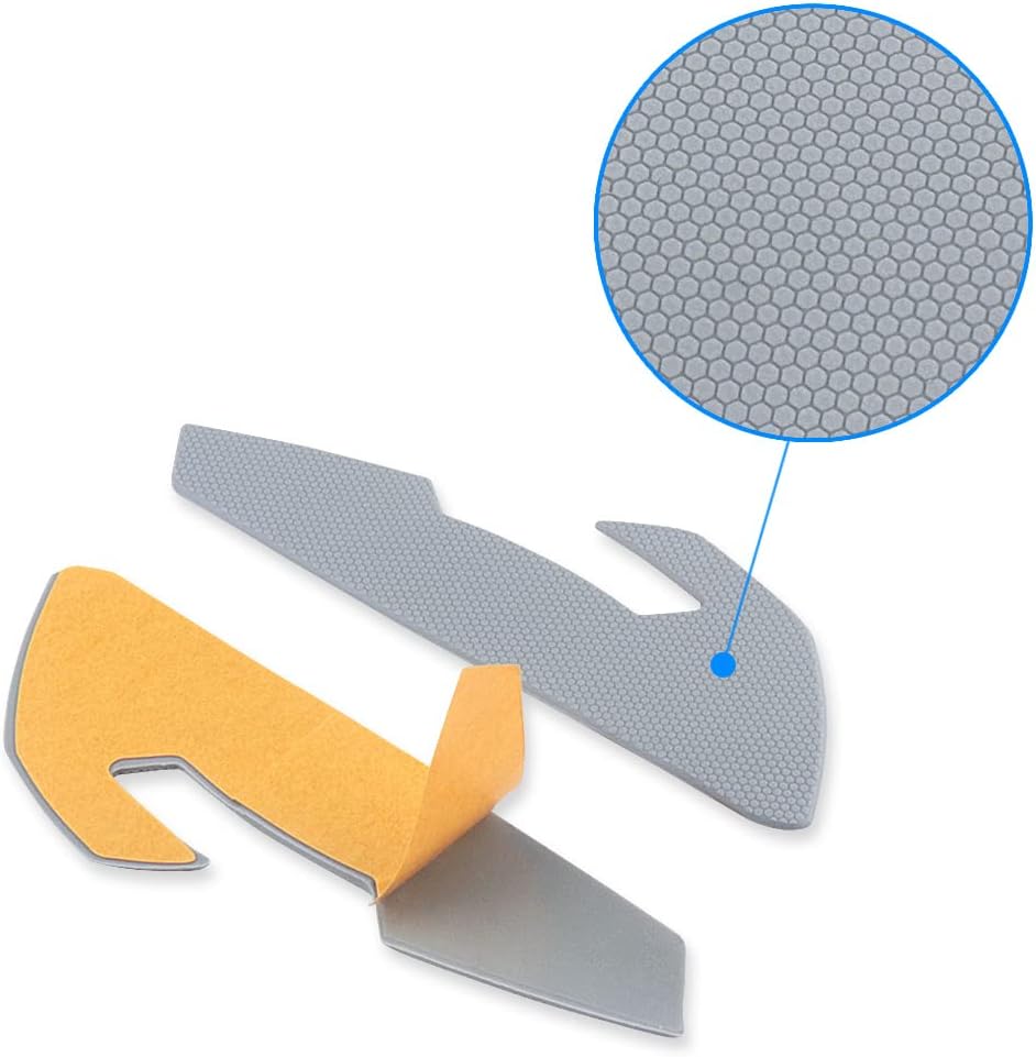 A Pair Grip Tape Replacement for Razer Viper/Viper Ultimate Gaming Mouse (Black)