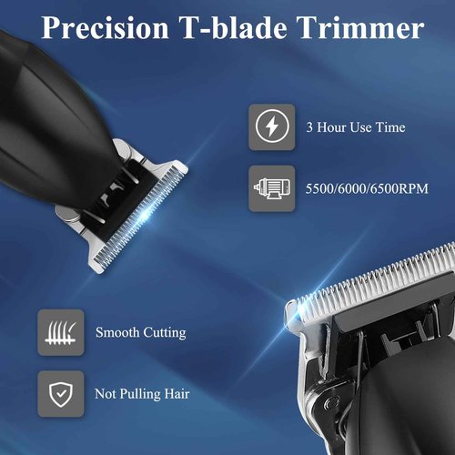 SUNNOW Professional Hair Clippers & Hair Trimmer & Foil Shaver Kit for Men, Beard Trimmer Clippers and Trimmers Set, Cordless Mens Hair Clippers for Hair Cutting, Grooming, Face, Family, Barber