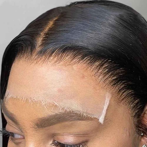 Amesha Hair 6x6 HD Lace Closure Lace Pre-plucked Natural Hairline Straight 0.10mm Ultra-thin Invisible Lace Wig Brazilian Human Hair 14 Inch