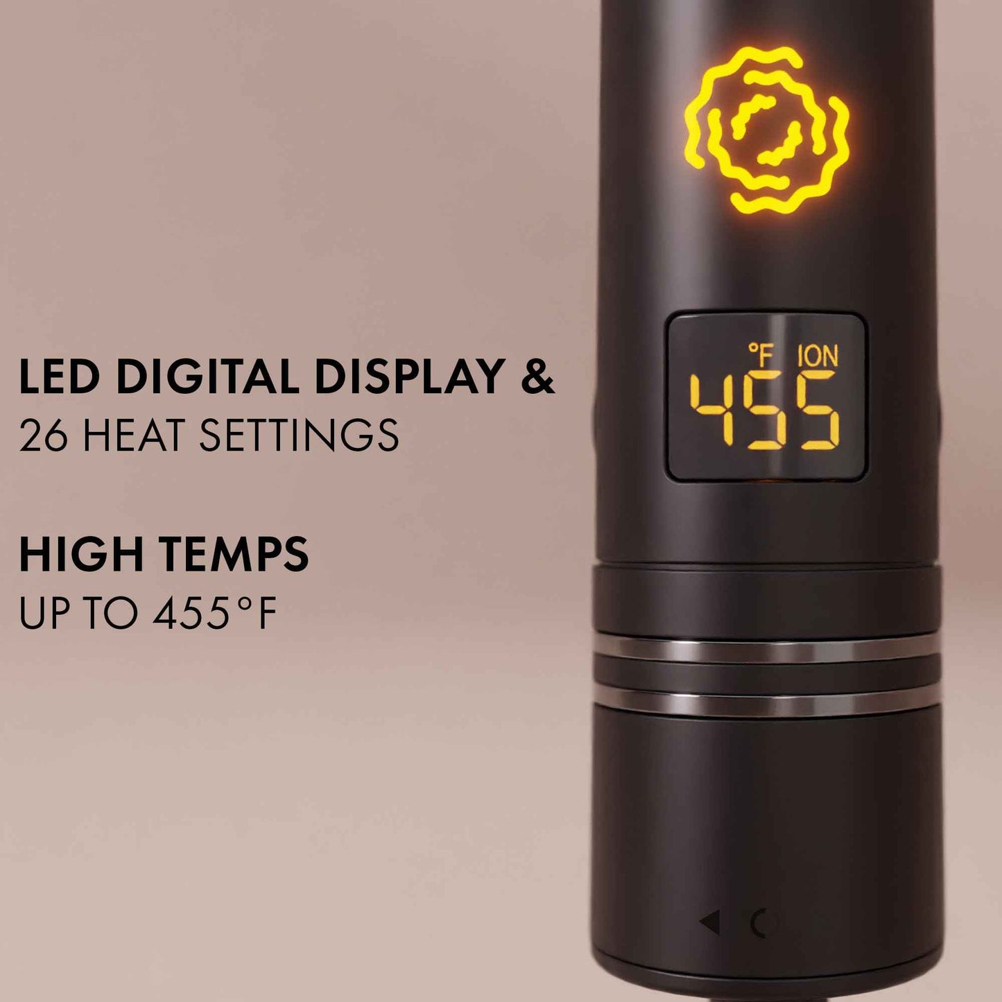 HOT TOOLS Pro Artist SmoothWave Vibrating Flat Iron | Hair Straightener for Ultra Sleek Hairstyles, Turn on Vibration Technology for Super Smooth Results