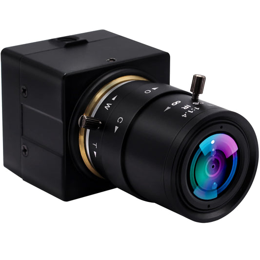 ALPCAM 100fps USB Webcam 2MP 1080P, 2.8-12mm Varifocal Lens, Plug and Play, OpenCV-Compatible for Video Conference, Linux/Windows/Android