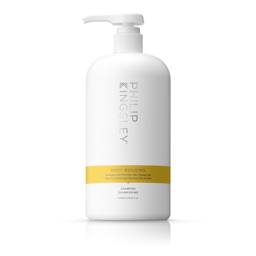 PHILIP KINGSLEY | Body Building Weightless Shampoo | Volumizing Shampoo for Fine, Limp, Flat, Flyaway Hair | Hydrates, Thickens, Lifts and Adds Volume and Shine | 33.8oz