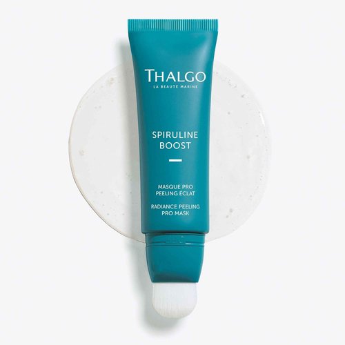 THALGO Spirulina Boost 2.0 Revitalising Exfoliating Mask Professional Cosmetic Treatments Inspired Brush Mask