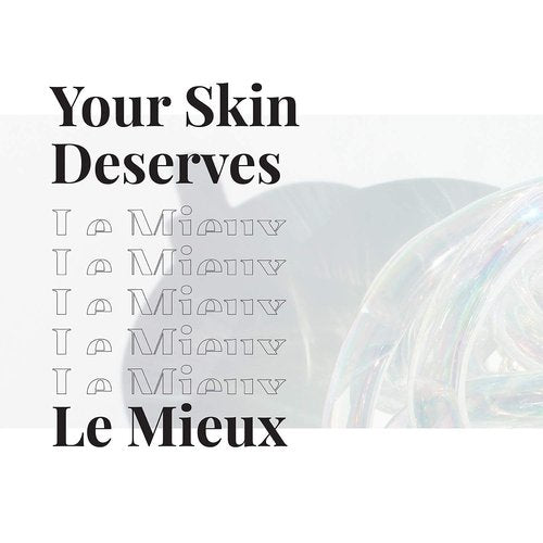 Le Mieux Luxe Facial Skincare Set - Peptide Foam Cleanser + Bio Cell Rejuvenating Cream - 2-Step Cleansing + Moisturizing Set for Face + Neck (2-Piece Set)