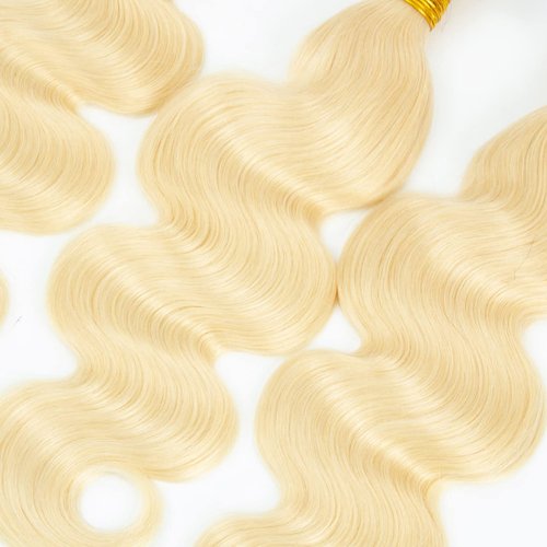 613 Bundles Human Hair Blonde Body Wave Bundles Brazilian Unprocessed Virgin Hair 3 Bundles 22 24 26 Inch 613 Body Wave Human Hair Bundles Blonde Bundles Hair Extensions