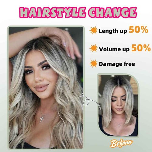 Straight Clip in Hair Extensions Real Human Hair, 7Pcs 22 Inch 120g #1 Jet Black Invisible Natural Soft Remy Human Hair Extension Clip ins, Double Weft Hair Extensions Real Human Hair for Women