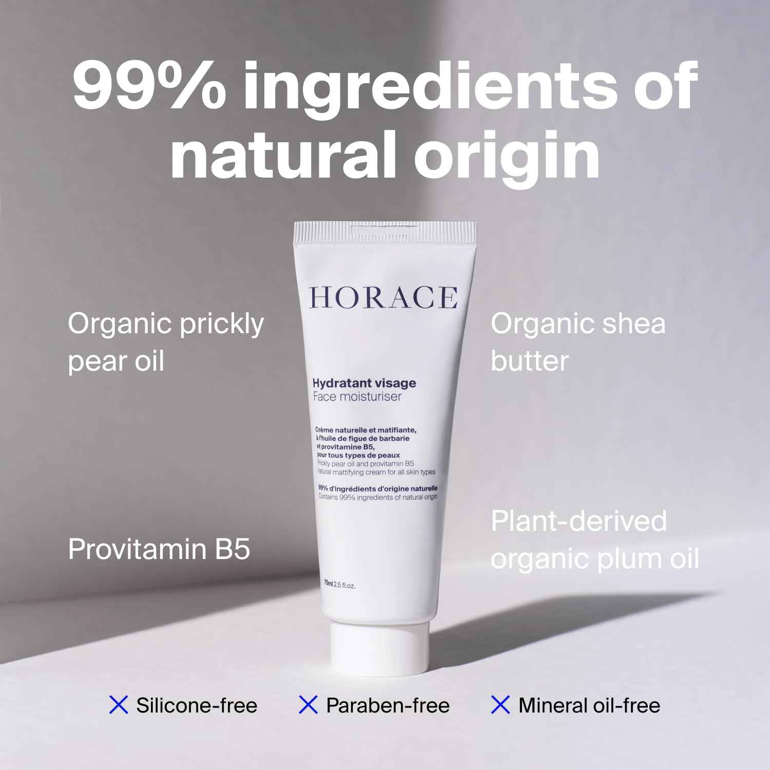 HORACE Gift Set with Purifying Face Cleanser, Gentle Face Scrub, and Mattifying Face Moisturizer - Skincare Set for Cleansing and Hydrating