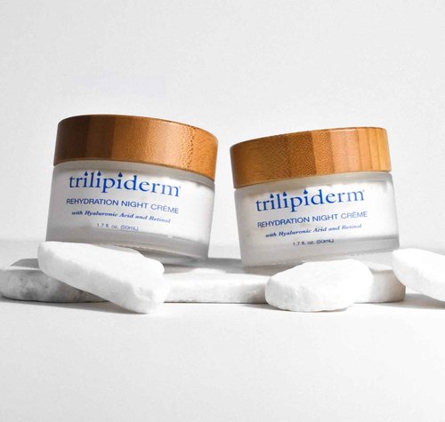 Trilipiderm Rehydration Night Crème W/Hyaluronic Acid, Vitamins A, C, E & Medyssinnian Lipid, Anti Aging Facial Night Cream Moisturizer for Face & Neck, Anti Wrinkle Cream for Men & Women, 1.7 Fl Oz