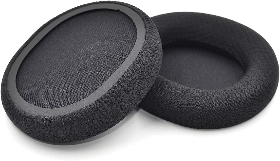 Arctis 3/5 / 7/9 Replacement Black Fabric Ear Pads Cushion Compatible with SteelSeries Arctis 3 / Arctis 5 / Arctis 7 Arctis 9 / Arctis 1 / Arctis pro Lossless Wireless Gaming Headset Headphone