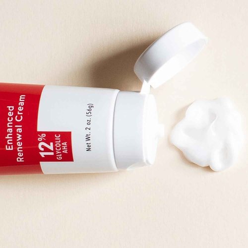 Alpha Skin Care Enhanced Renewal Cream, Anti-Aging Formula, 12% Glycolic Hydroxy Acid (AHA), Reduces Lines & Wrinkles, For Normal to Dry Skin, 2 oz, Pack of 3