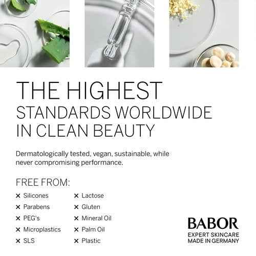 BABOR HY-OL Cleanser & Phyto HY-OL Booster Balancing Set, Double Cleansing, Oil Cleanser and Makeup Remover Oil, Evens Complexion for Combination & Oily Skin