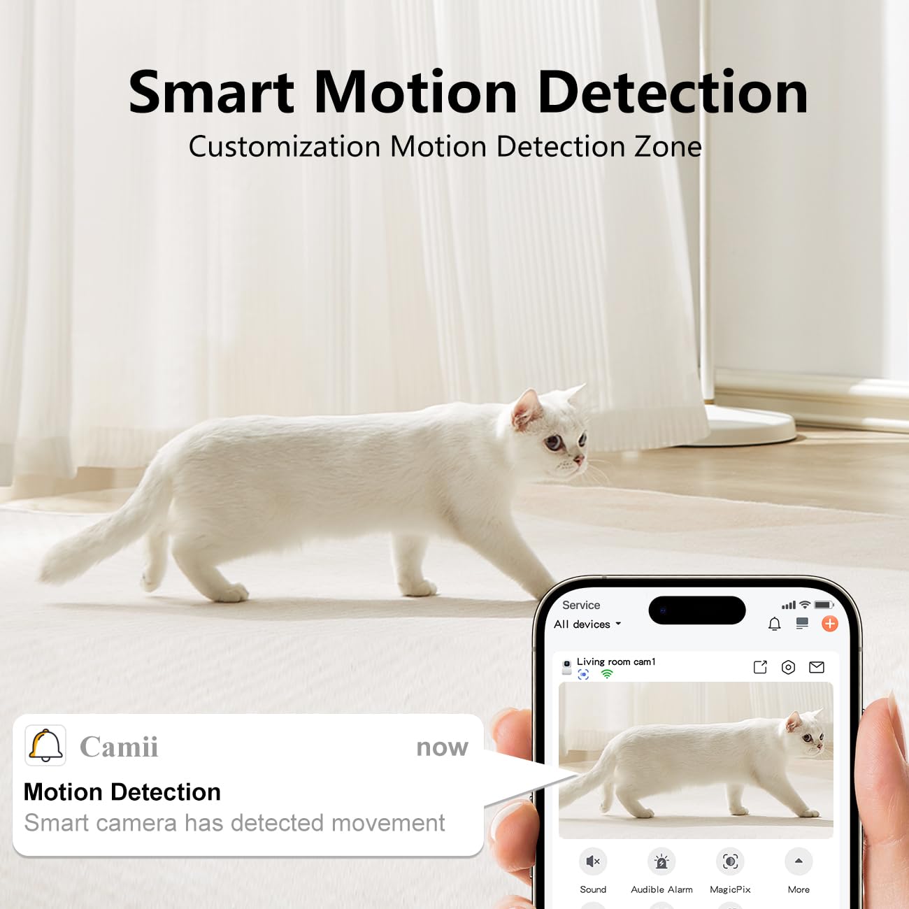 [5G & 2.4G] 2-Pack Indoor Security Cameras, 2K Cameras for Home Security with Night Vision, Baby/Dog/Pet/Elder Camera with Phone App, Auto Tracking, Human/Pet Detection, Cloud&SD Storage