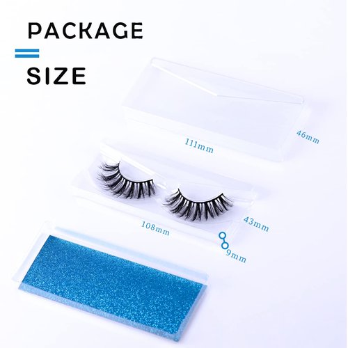 APCYUST Faux Mink False Lashes Wholesale 10/30/50/100 Pairs 20mm Fluffy 5 Styles Fake Eyelashes 5D Soft Wispy Strip Eye Lashes (100 Pairs-5 Styles Upgrade)