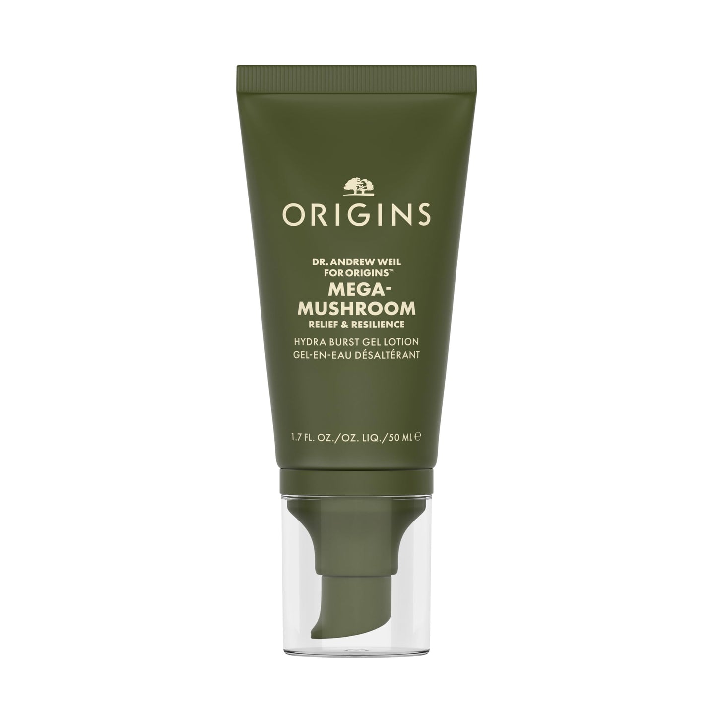 Origins Mega-Mushroom Hydra Burst Lightweight Moisturizer | Reduces Visible Redness | With Niacinamide & Reishi Mushroom, 1.7 Fl Oz