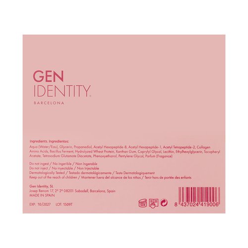 Gen Identity Skin Immersive Antiaging Face Serum - Peptide Serum for Fine Lines and Reduces Wrinkles - Anti Aging Skincare for All Skin Types - 4 pc