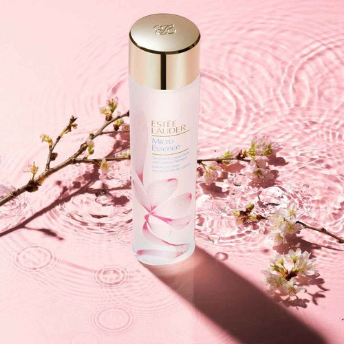 Estée Lauder Micro Essence Treatment Lotion Toner Fresh with Sakura Ferment | Hydrating & Soothing + Skin Barrier Repair, 3.4 Fl Oz