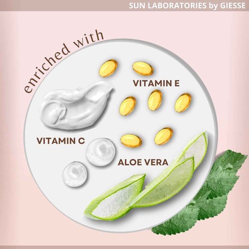 Sun Laboratories By Giesee Ultra Dark Self Tanning Lotion 32 oz - Organic Sunless Tanning Lotion, Extra Dark Self Tanner, Natural Self Tanning Lotion for Face & Body, Instant Tan Glow Beauty