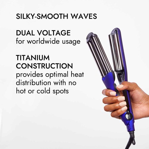 Ion Titanium Triple Barrel Waver