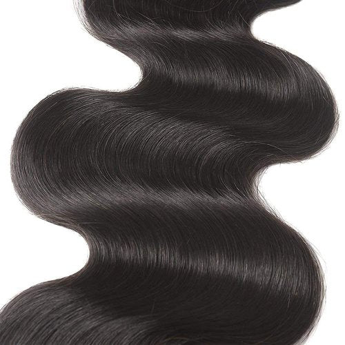28 30 32 inch Color #1B Human Hair Bundles Body Wave Bundles WuvuSnm Natural Black Body Wave Human Hair Bundle