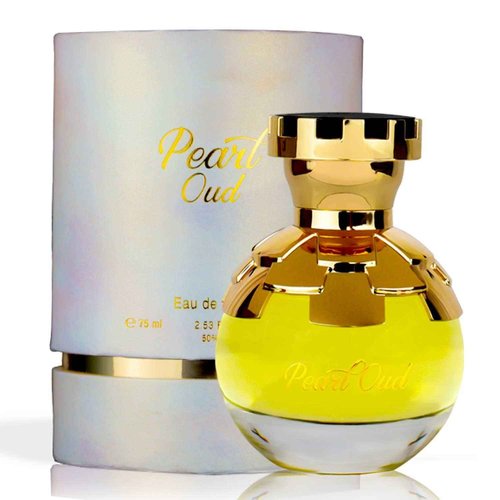 PEARL OUD EDP - 75 ML | Oriental Oudh Perfume for Women | Sultry Florals Built Around Agarwood and Touches of Patchouli | by Al Maghribi Arabian Oud and Perfumes Dubai