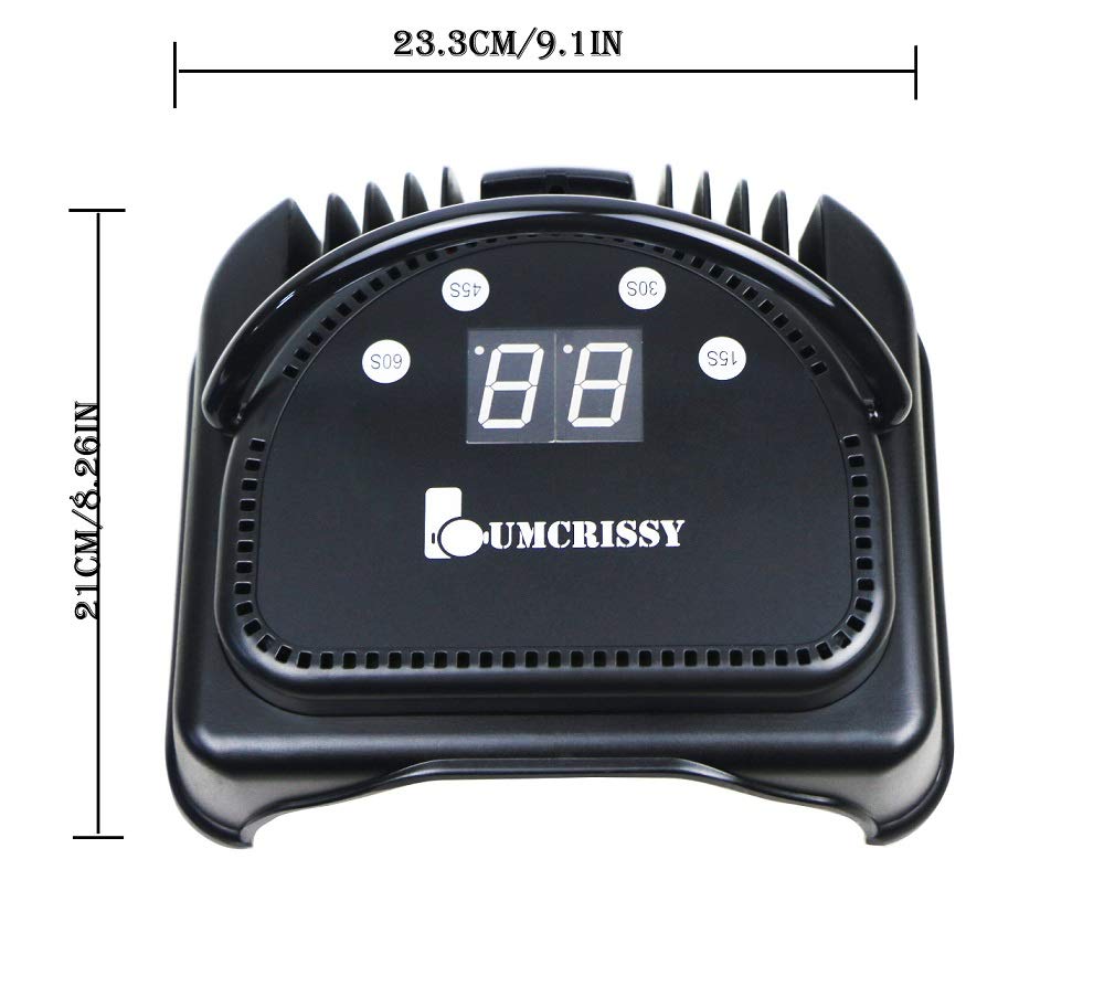 Professional Nail Lamp for Gel Nail.Lumcrissy UV LED Nail Dryer,Nail Lights for Gel Nails Polish,32PCS Premium Light Beads with Metal Cover(Not Cordless,Needed Plug in)