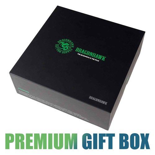 Dragonhawk A2 Wireless Tattoo Pen Kit with 2 Batteries – Adjustable Stroke 2.4-4.2mm, Powerful Mcore-A Motor, Quiet Rotary Tattoo Gun for Lining & Shading