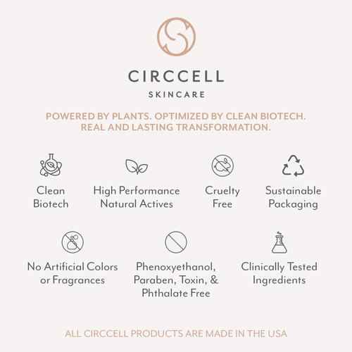 CIRCCELL Geothermal Clay Cleanser and Mandarin Cleansing Milk - Hydrating Facial Cleansers - Suitable for All Skin Types