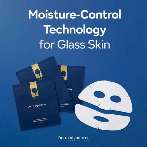 DERM·ALL MATRIX] Daily Facial Dermal-care (35g/sheet) Overnight mask pack,Lifting and Hydrating,Soothing, Exfoliating,Skin Nourishing,Collagen sheet mask for wrinkles and dry skin. 10sheets