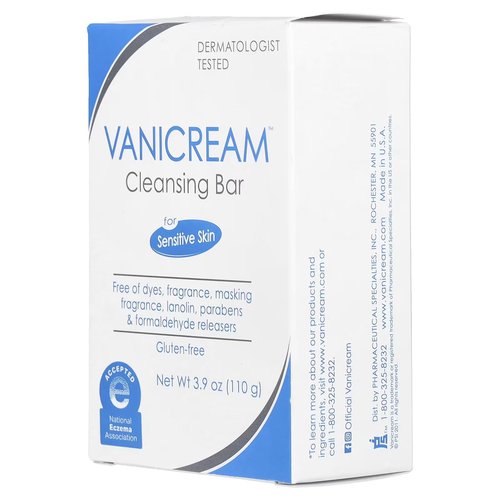Vanicream Cleansing Bar, Fragrance Free - 3.9 Ounce (Pack of 11)
