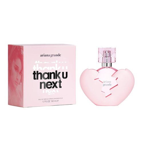Ariana Grande Thank U Next Eau de Parfum – Floral Gourmand Musk Fragrance for Women – Women's Perfume with Notes of Coconut, Macaroon Sugar & Wild Raspberry – 3.4 Fl Oz