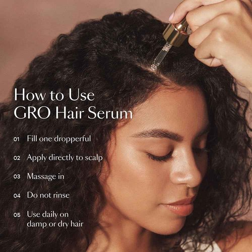 Vegamour GRO and Shine Kit Includes GRO Hair Serum & HYDR-8 Weightless Repair Oil for Fine or Thinning Hair
