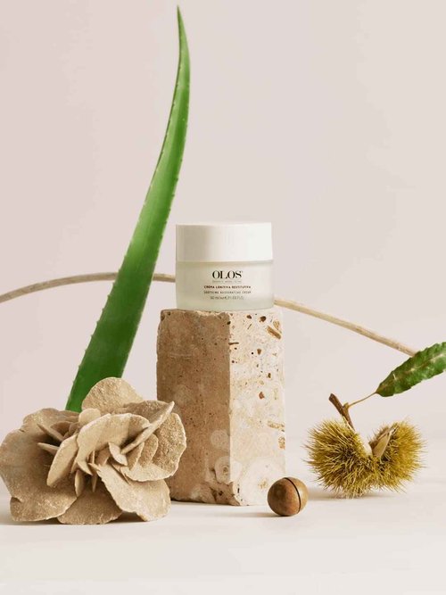 OLOS Youth-Enhancing Restructuring Cream - Anti-Aging Face Moisturizer - Face Lotion with Aloe and Shea Butter - Collagen Booster Face Cream - 1.7 oz