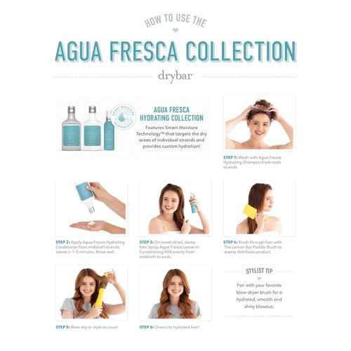 Drybar Agua Fresca Hydrating Shampoo + Agua Fresca Hydrating Conditioner Duo