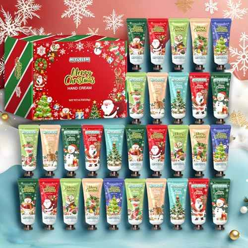 30 Pack Christmas Hand Lotion Gift Set Bulk£¬Moisturizing Hand Cream, Mini Travel Size Holiday Gifts, Stocking Stuffers & Bulk Gifts for Christmas Appreciation 20ml