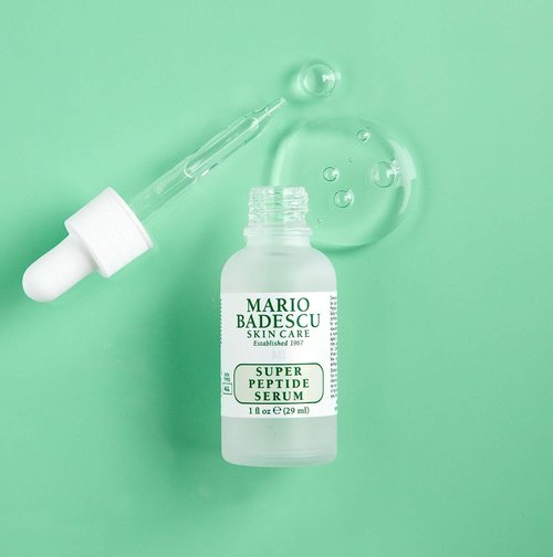 Mario Badescu Anti-Aging Face Serum Duo - Vitamin C & Super Peptide – Vitamin C, Peptides & Hyaluronic Acid Targets Fine Line & Wrinkle for Radiant, Smooth Skin (1 Fl Oz Each)