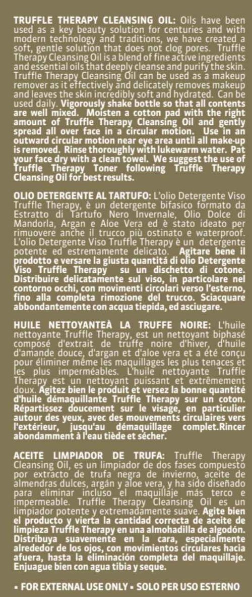 SKIN&CO Truffle Therapy Love at First Swipe | 2-Pc Skincare Kit with Face Toner & Cleansing Oil | Hydrating, Makeup-Removing, Pore-Refining Duo for Brighter, Glowing Skin | All-Natural & Made in Italy