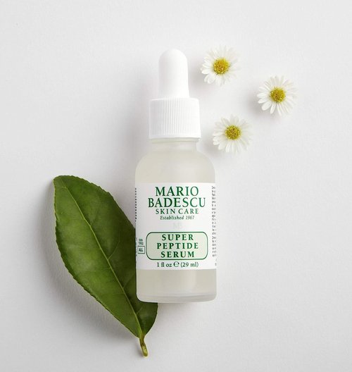 Mario Badescu Anti-Aging Face Serum Duo - Vitamin C & Super Peptide – Vitamin C, Peptides & Hyaluronic Acid Targets Fine Line & Wrinkle for Radiant, Smooth Skin (1 Fl Oz Each)