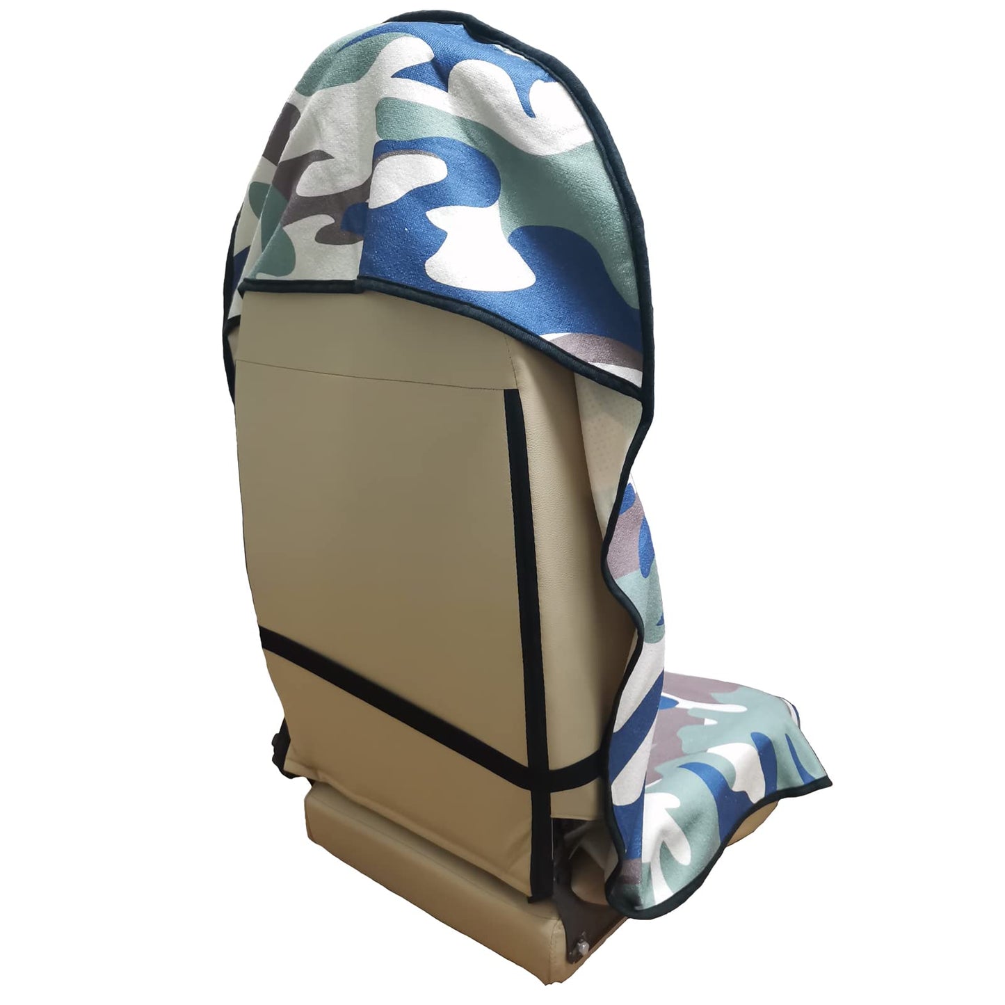 LoyaGour Car Seat Cover Protector Front Seats,for Gym Workout,Running,Swimming,Beach and Hiking,Waterproof Sweat Towel Bucket Seat Covers for Cars SUV Trucks (Camouflage, 1Pcs)