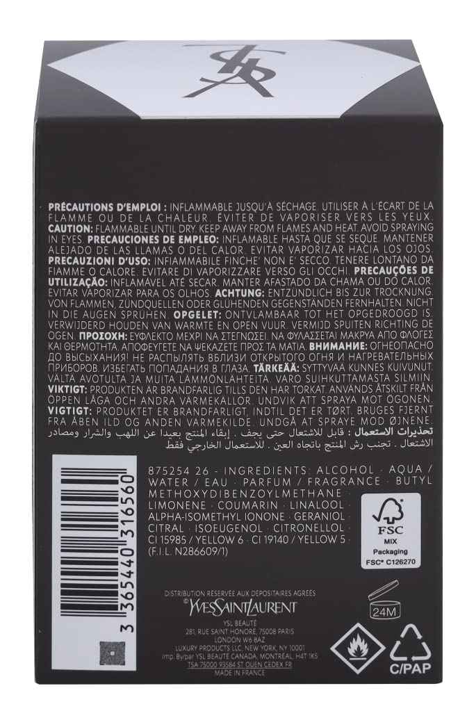 L'homme Eau De Toilette Spray For Men By Yves Saint Laurent - 3.3 oz