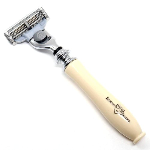 Edwin Jagger Chatsworth Handle for a Gillette Mach 3 Razor (Imitation Ivory)