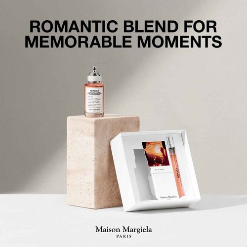 Maison Margiela - Replica - On a Date Eau de Toilette Set - Floral Fragrance - With Patchouli, Rose, & Black Current Accords - 1 Fl Oz & 0.3 Fl Oz Travel Size