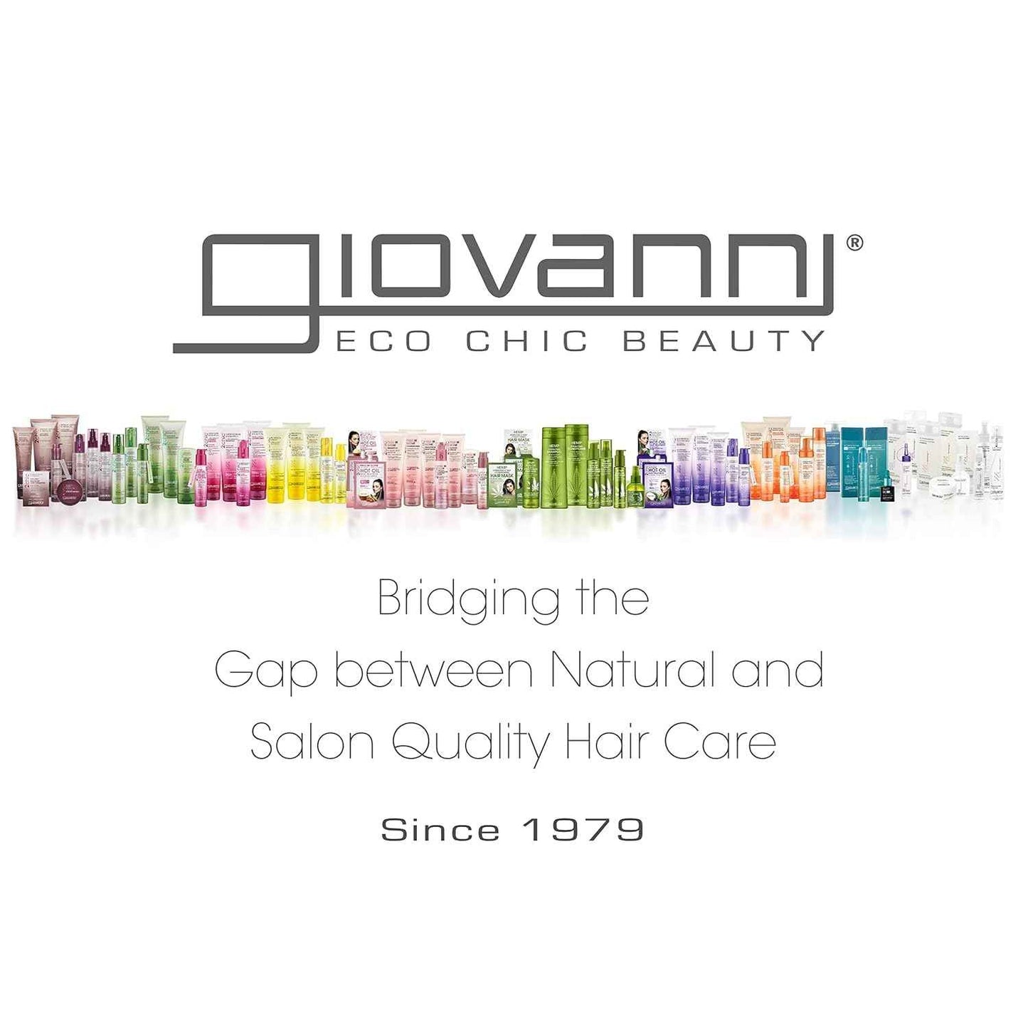 GIOVANNI ECO CHIC 50:50 Balanced Hydrating Clarifying Shampoo - Leaves Hair pH Balanced for Over-Processed Hair, Provides Moisture & Protection, Salon Quality, No Parabens, Color Safe - 128 oz